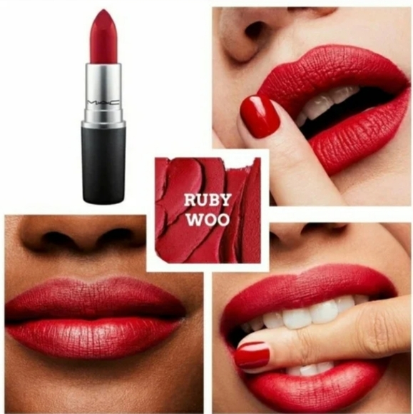 MAC Travel Exclusive Dangerous Reds Lipstick Trio Set Lady Danger/Ruby Woo/Chili - Picture 7 of 9